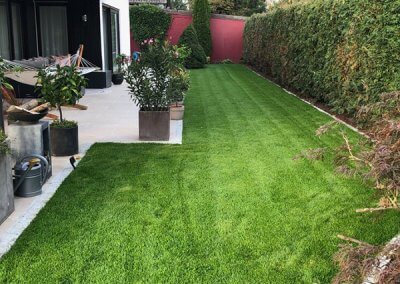 Rollrasen bei Gartenumgestaltung in Straubing