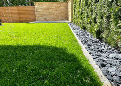 Schiefer Splitt in München